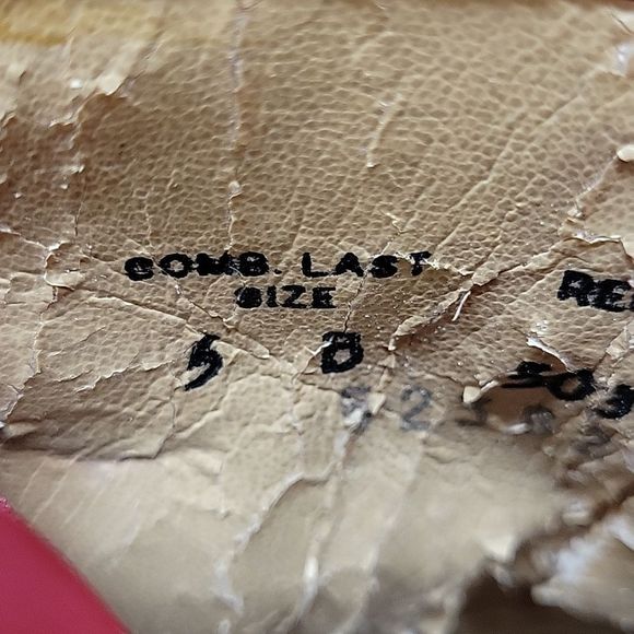 Justin roper diamond j vintage red combat boots - Picture 9 of 11